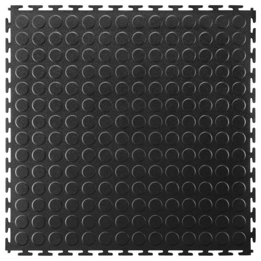 Číslo obrázka výrobku 3: COBA Dlaždice Pupimple Effect PVC - Čierna š xD 500 x 500mm