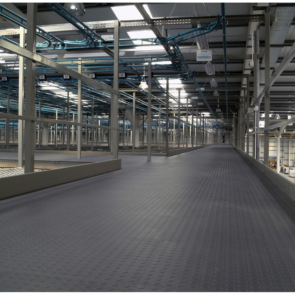 Číslo obrázka výrobku 6: COBA Dlaždice Pupimple Effect PVC - Čierna š xD 500 x 500mm