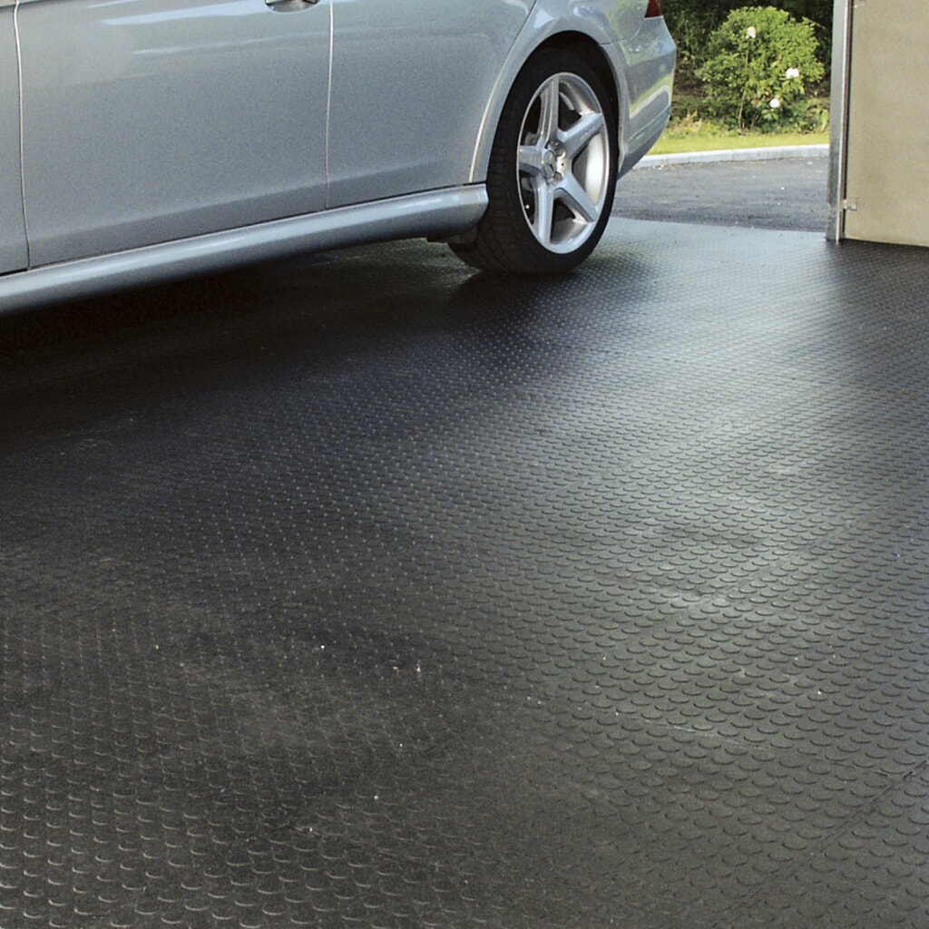 Obrázok výrobku: COBA PVC podlahové dlaždice Eco, š × h 500 × 500 mm, čierna