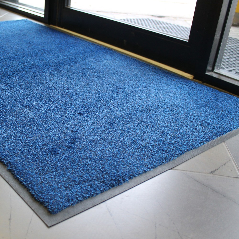 Číslo obrázka výrobku 4: COBA Čierna modrá nylonová Dirt Trapper Mat 600 x 850mm š xH