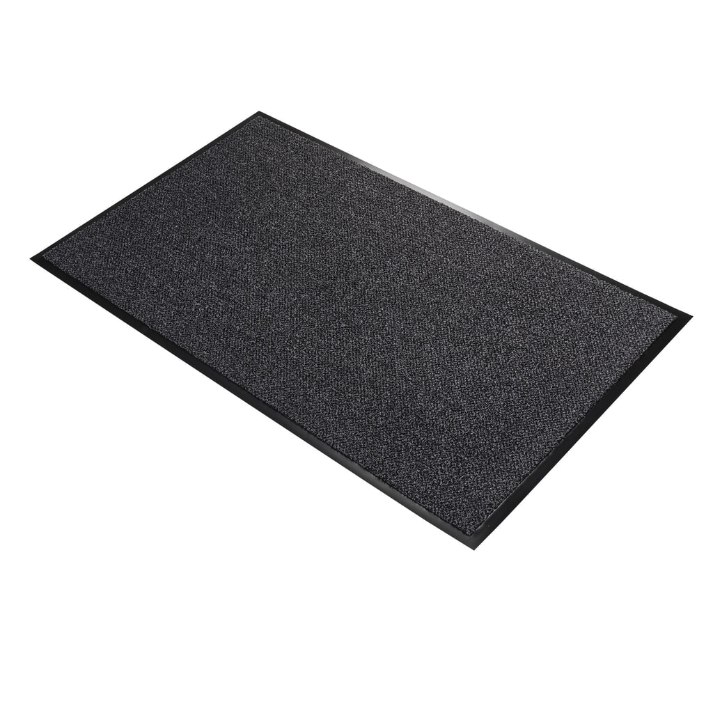 COBA Vstupná rohož Cosmo, š × h 600 × 900 mm, čierno-sivá Obrázok výrobku: COBA Vstupná rohož Cosmo, š × h 600 × 900 mm, čierno-sivá