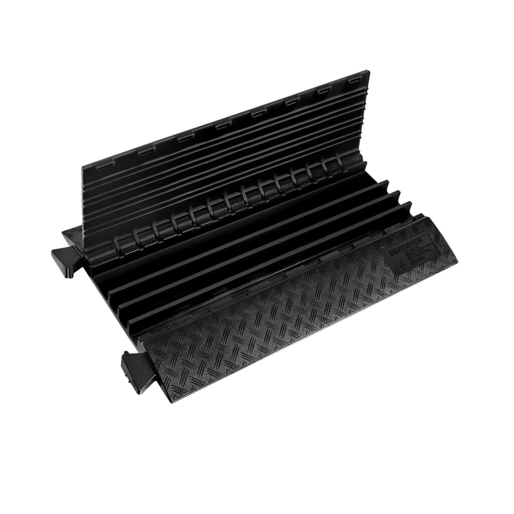Číslo obrázka výrobku 4: Defender® by Adam Hall káblový kanál MIDI 4C, 4 kanály, čierna
