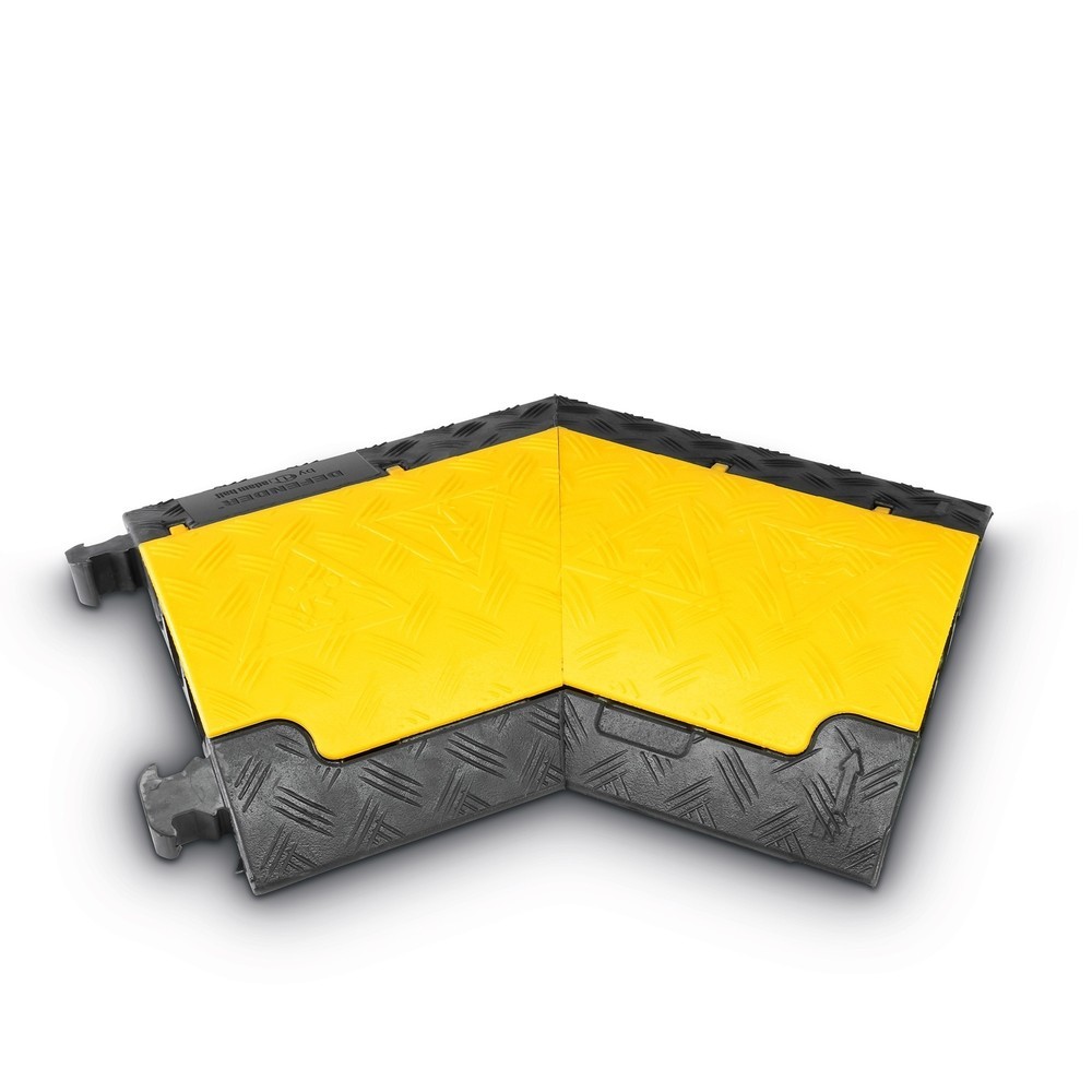 Obrázok výrobku: Defender® by Adam Hall káblový kanál MINI, 45° ohyb vľavo, 3 kanály