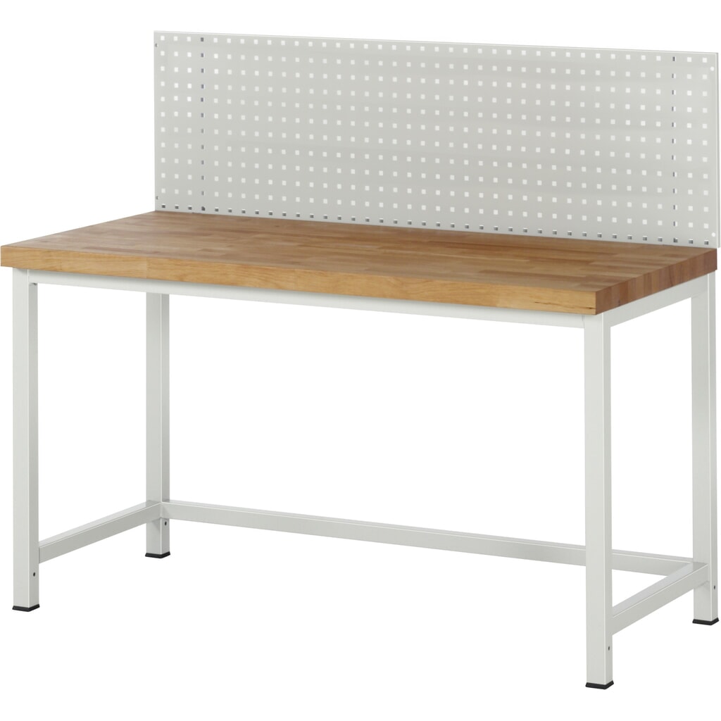Číslo obrázka výrobku 2: Nadstavba pracovného stola RAU, dierovaná doska na vlastnú montáž, v × š × h 450 × 750 × 15 mm