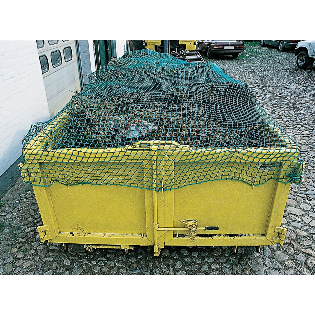Dolezych sieťka na krytie kontajnerov, bezuzlová, obvodová hranica, veľkosť ôk 45 mm, rozmery 3,0 x 3,50 m Obrázok výrobku: Dolezych sieťka na krytie kontajnerov, bezuzlová, obvodová hranica, veľkosť ôk 45 mm, rozmery 3,0 x 3,50 m