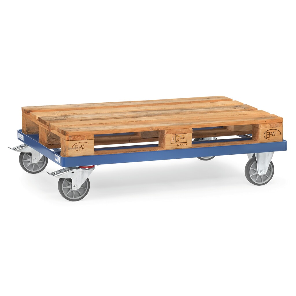 Číslo obrázka výrobku 2: dolly fetra®, nosnosť 500 kg, pre palety 1 200 x 800 mm, pneumatiky TPE