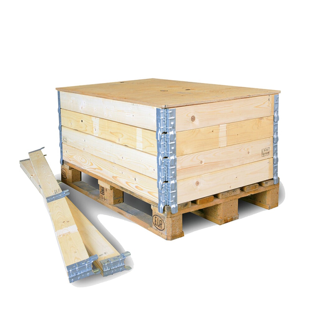 Drevený rám pre europalety, 1200 x 800 x 400 mm Obrázok výrobku: Drevený rám pre europalety, 1200 x 800 x 400 mm