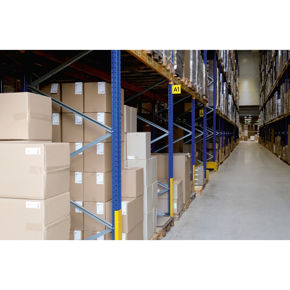 Číslo obrázka výrobku 3: DURABLE označenie regálov, magnetický štítok uličky, 149 × 149 mm