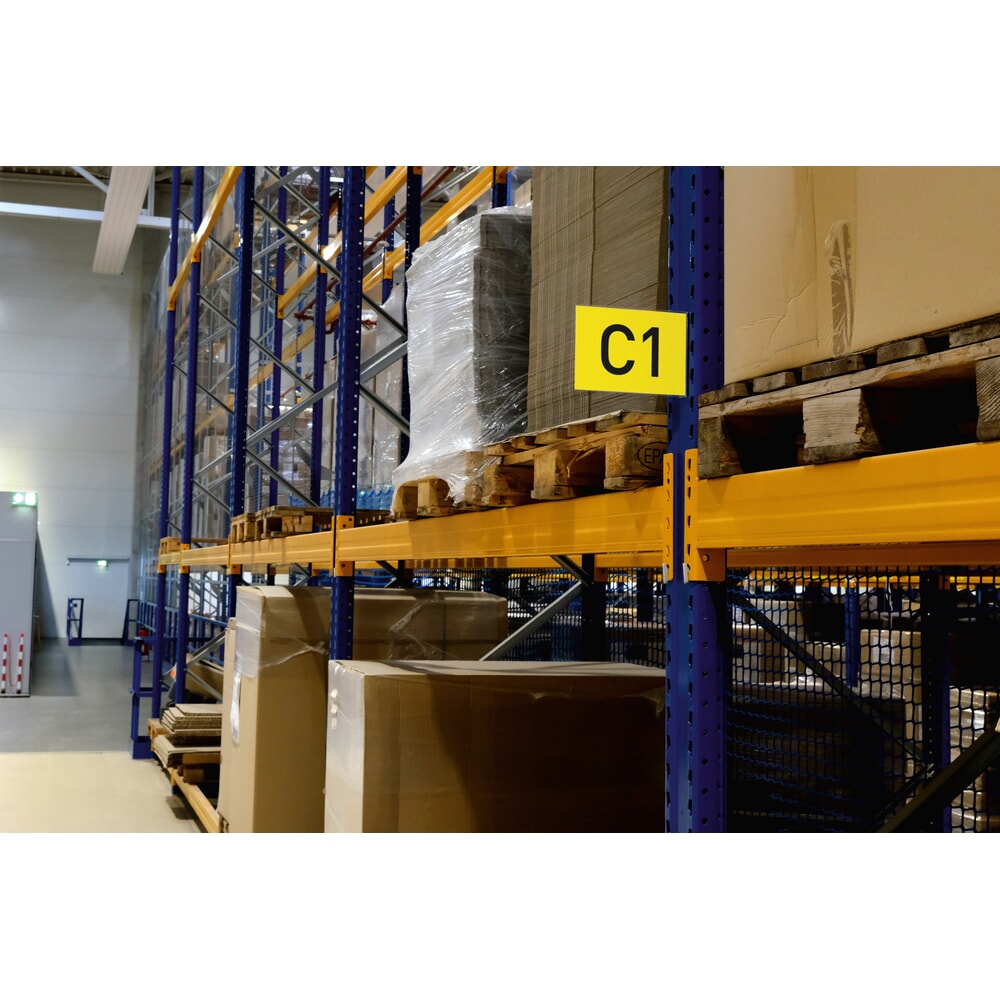 Číslo obrázka výrobku 2: DURABLE označenie regálov, magnetický štítok uličky, A5 na šírku