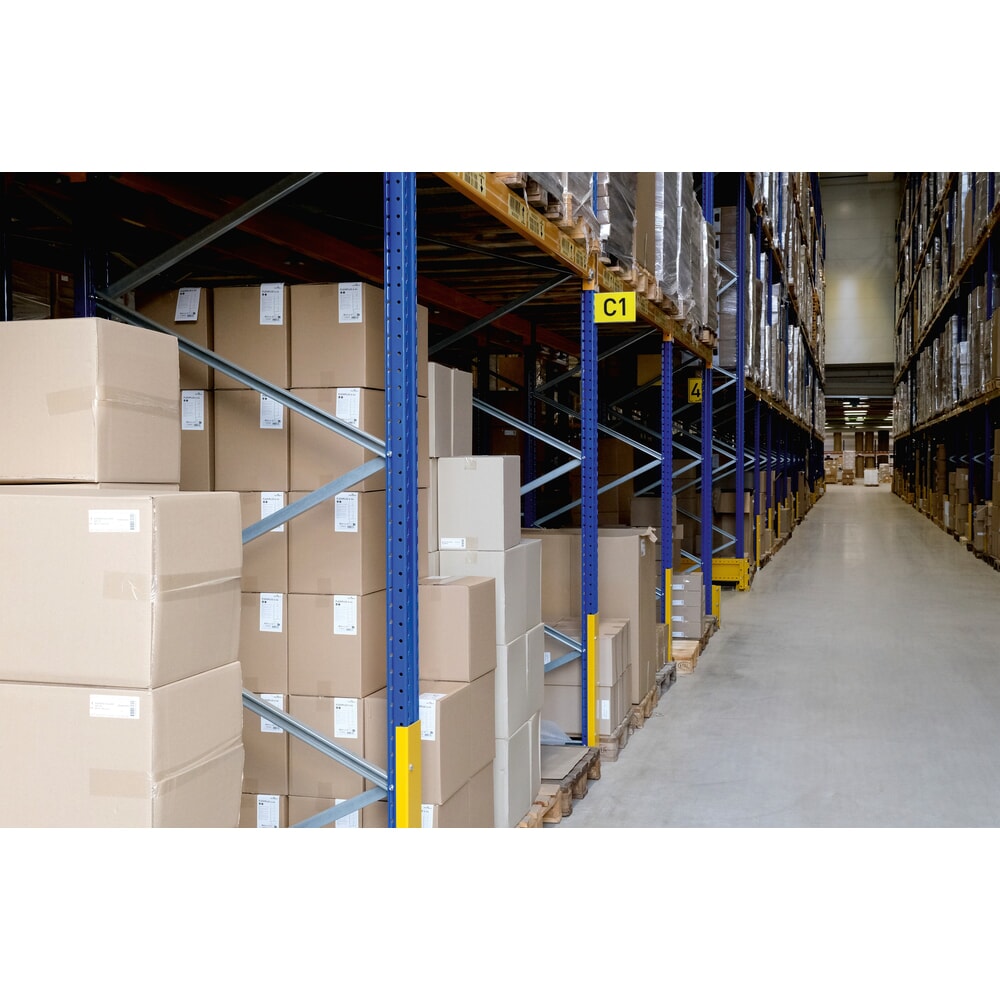 Číslo obrázka výrobku 3: DURABLE označenie regálov, magnetický štítok uličky, A5 na šírku