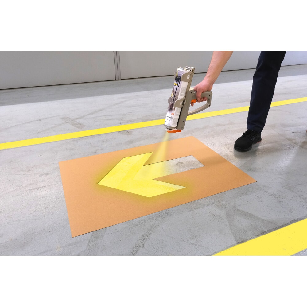 Číslo obrázka výrobku 7: DURABLE podlahová značkovacia pištoľ DURALINE® EasyMover, na šablónové značenie