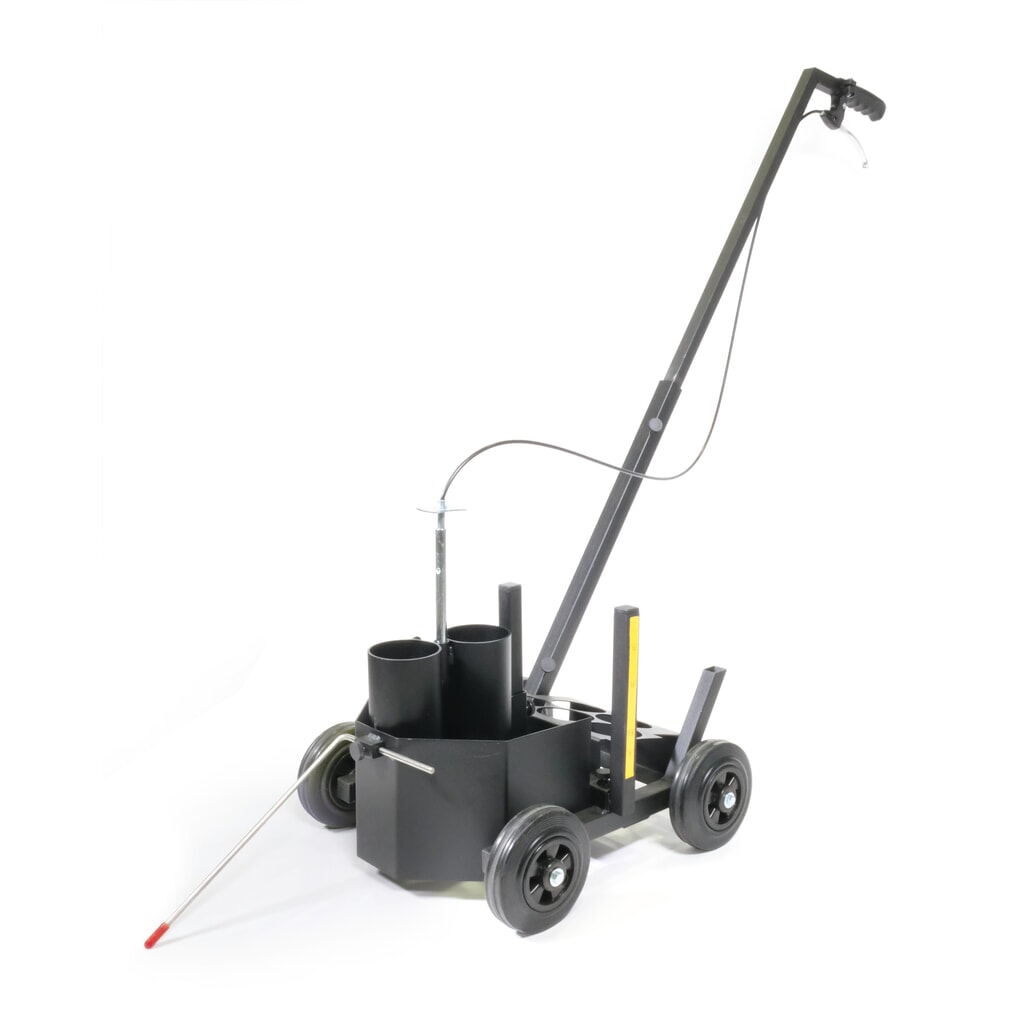 Obrázok výrobku: DURABLE podlahový značkovací vozík DURALINE® EasyTrack, na 2 plechovky