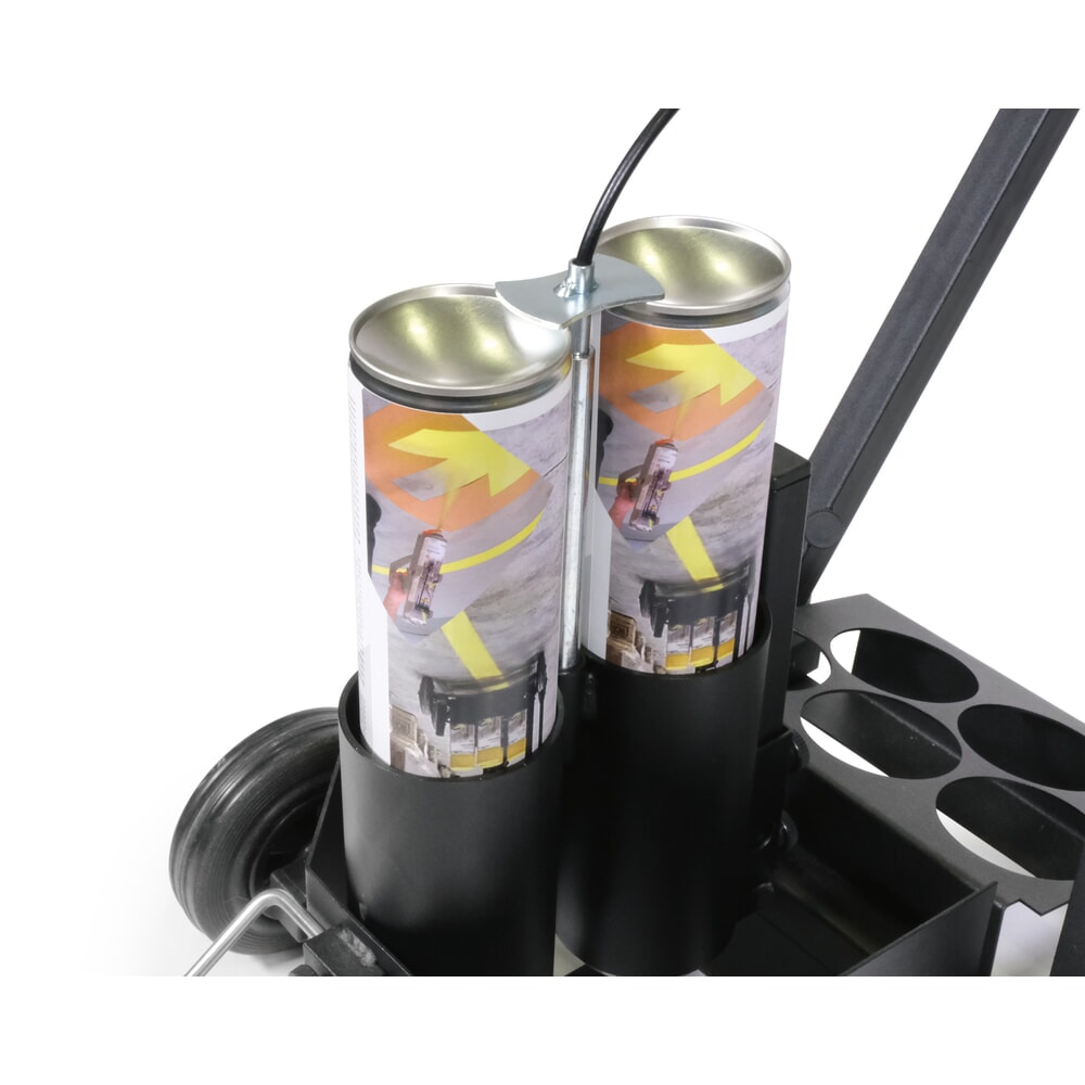 Číslo obrázka výrobku 4: DURABLE podlahový značkovací vozík DURALINE® EasyTrack, na 2 plechovky