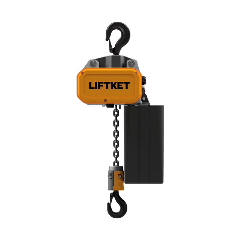 Elektrický reťazový kladkostroj LIFTKET S-Line s hákovým zavesením, nosnosť 125 kg, 8/2 m/min Obrázok výrobku: Elektrický reťazový kladkostroj LIFTKET S-Line s hákovým zavesením, nosnosť 125 kg, 8/2 m/min