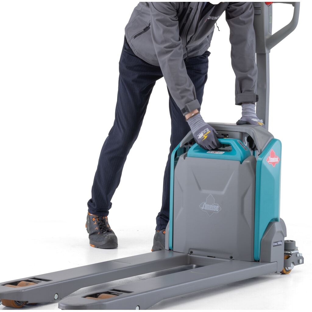 Elektrický paletový vozík Ameise® PTE 1.6, nosnosť 1 600 kg, dĺžka vidlíc 1 150 mm Číslo obrázka výrobku 3: Elektrický paletový vozík Ameise® PTE 1.6, nosnosť 1 600 kg, dĺžka vidlíc 1 150 mm