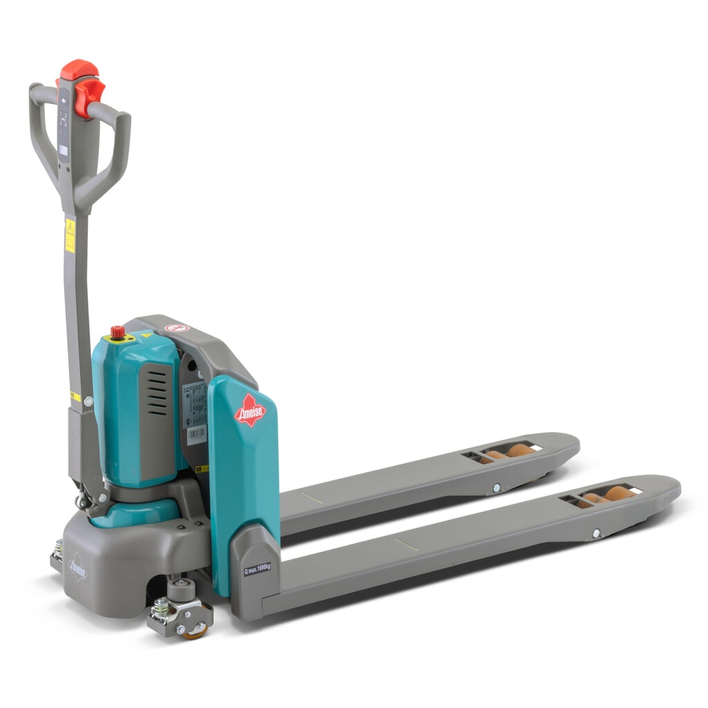 Obrázok výrobku: Elektrický paletový vozík Ameise® PTE 1.6, nosnosť 1 600 kg, dĺžka vidlíc 1 150 mm