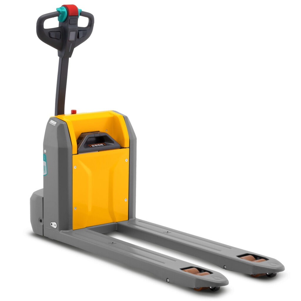 Elektrický paletový vozík Jungheinrich AME 15, nosnosť 1 500 kg, dĺžka vidlíc 1 150 mm, špeciálna šírka vidlíc 670 mm, tandemové kolieska Číslo obrázka výrobku 3: Elektrický paletový vozík Jungheinrich AME 15, nosnosť 1 500 kg, dĺžka vidlíc 1 150 mm, špeciálna šírka vidlíc 670 mm, tandemové kolieska