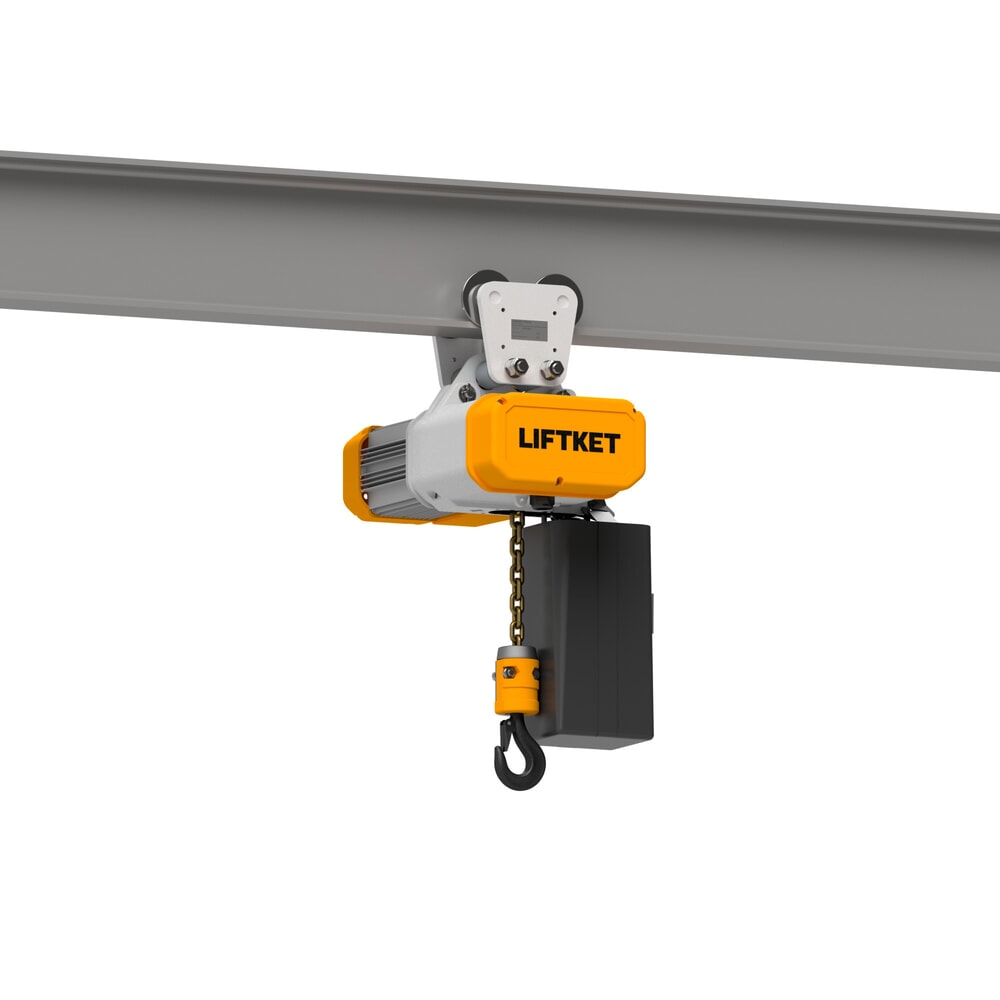 Číslo obrázka výrobku 5: LIFTKET S-Line elektrický reťazový kladkostroj s ručným odpružením, nosnosť 125 kg, 8/2 m/min