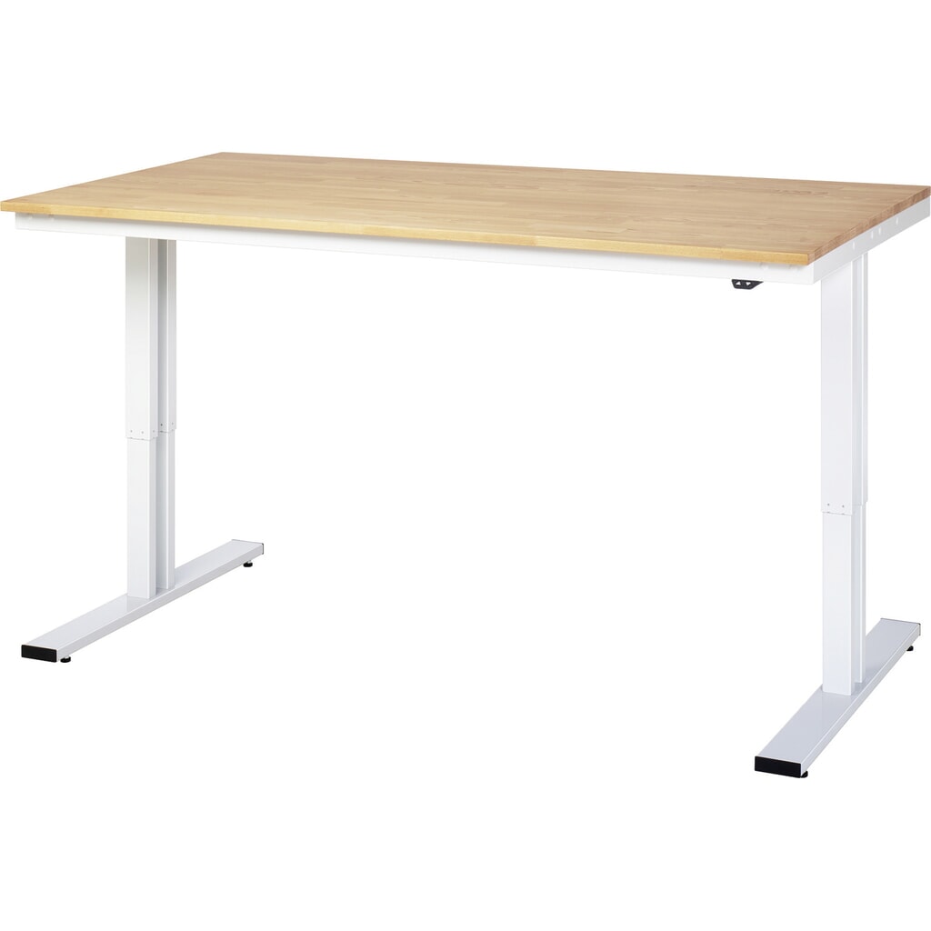 Elektricky výškovo nastaviteľný pracovný stôl RAU série adlatus 300, v × š × h 720 – 1 120 × 2 000 × 800 mm, pracovná doska EGB s povrchom z melamínovej živice Číslo obrázka výrobku 5: Elektricky výškovo nastaviteľný pracovný stôl RAU série adlatus 300, v × š × h 720 – 1 120 × 2 000 × 800 mm, pracovná doska EGB s povrchom z melamínovej živice
