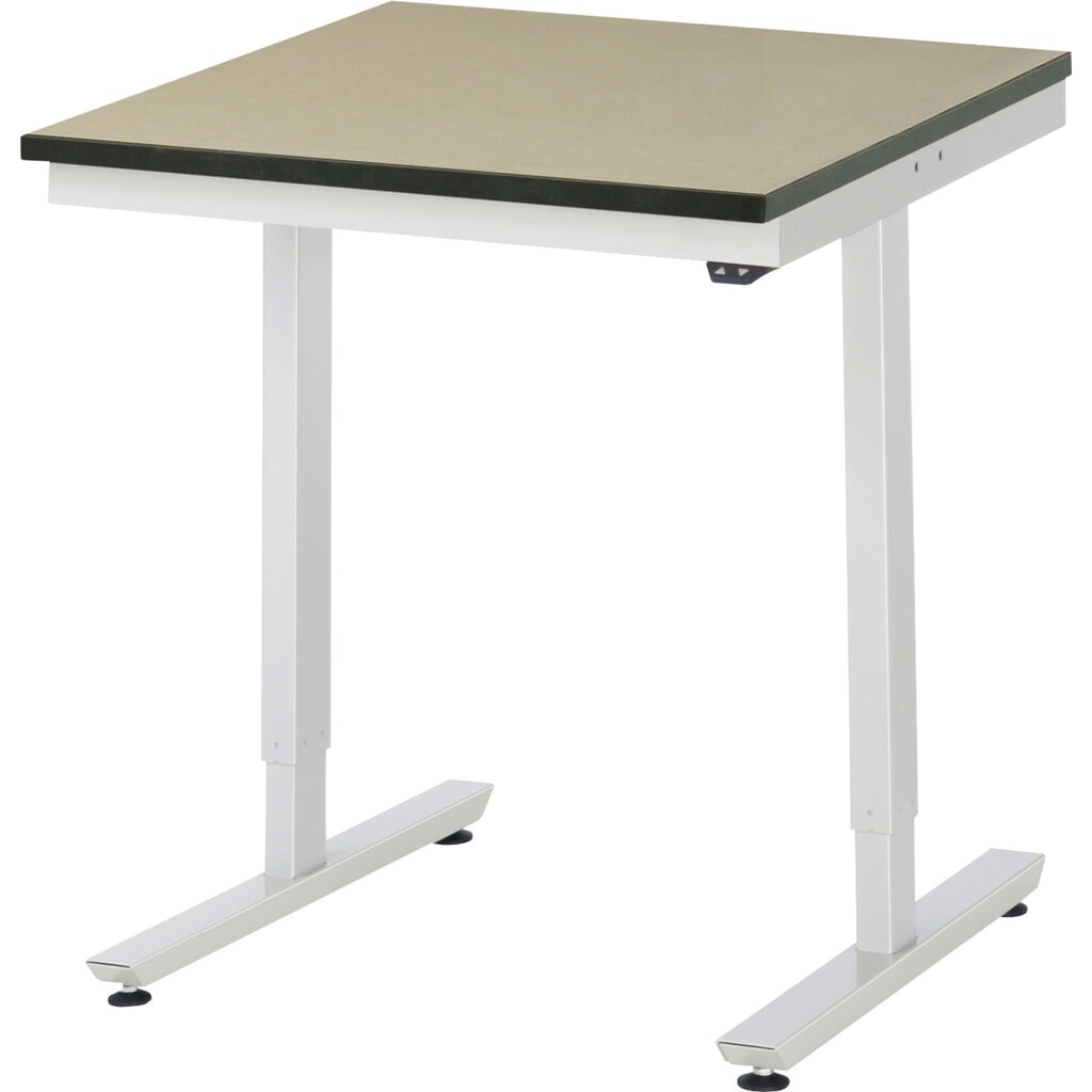 Elektrický, výškovo nastaviteľný pracovný stôl RAU série adlatus 300, v × š × h 720 – 1 120 × 750 × 800 mm, pracovná doska z MDF Obrázok výrobku: Elektrický, výškovo nastaviteľný pracovný stôl RAU série adlatus 300, v × š × h 720 – 1 120 × 750 × 800 mm, pracovná doska z MDF