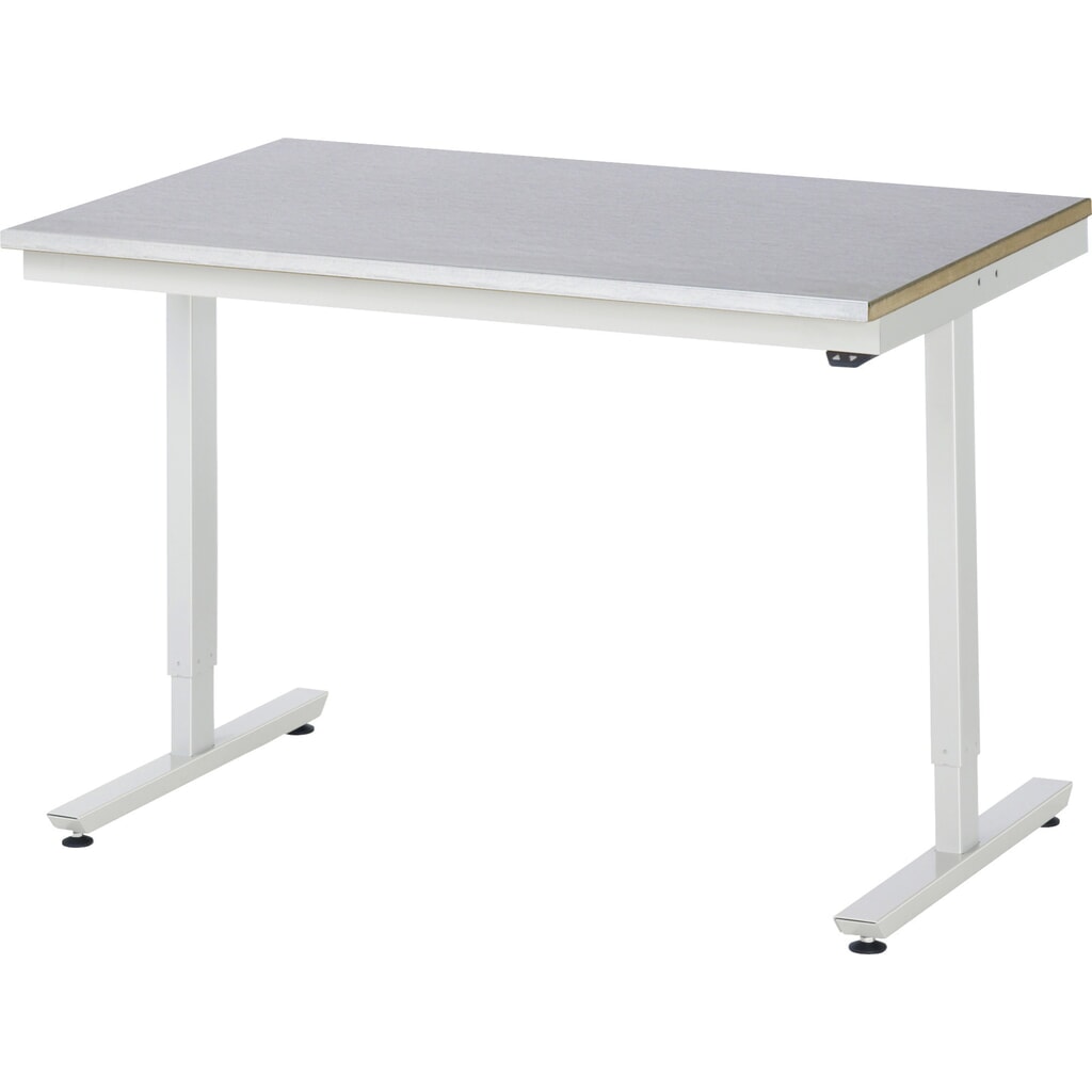 Elektrický, výškovo nastaviteľný pracovný stôl RAU série adlatus 300, v × š × h 720 – 1 120 × 1 250 × 800 mm, pracovná doska s povrchom z plechu z nehrdzavejúcej ocele Obrázok výrobku: Elektrický, výškovo nastaviteľný pracovný stôl RAU série adlatus 300, v × š × h 720 – 1 120 × 1 250 × 800 mm, pracovná doska s povrchom z plechu z nehrdzavejúcej ocele
