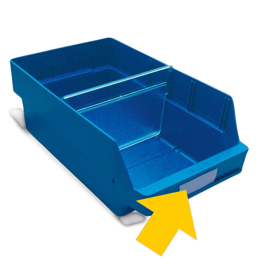 Etikety na skladovacie boxy, Š x V 75 x 30 mm Obrázok výrobku: Etikety na skladovacie boxy, Š x V 75 x 30 mm