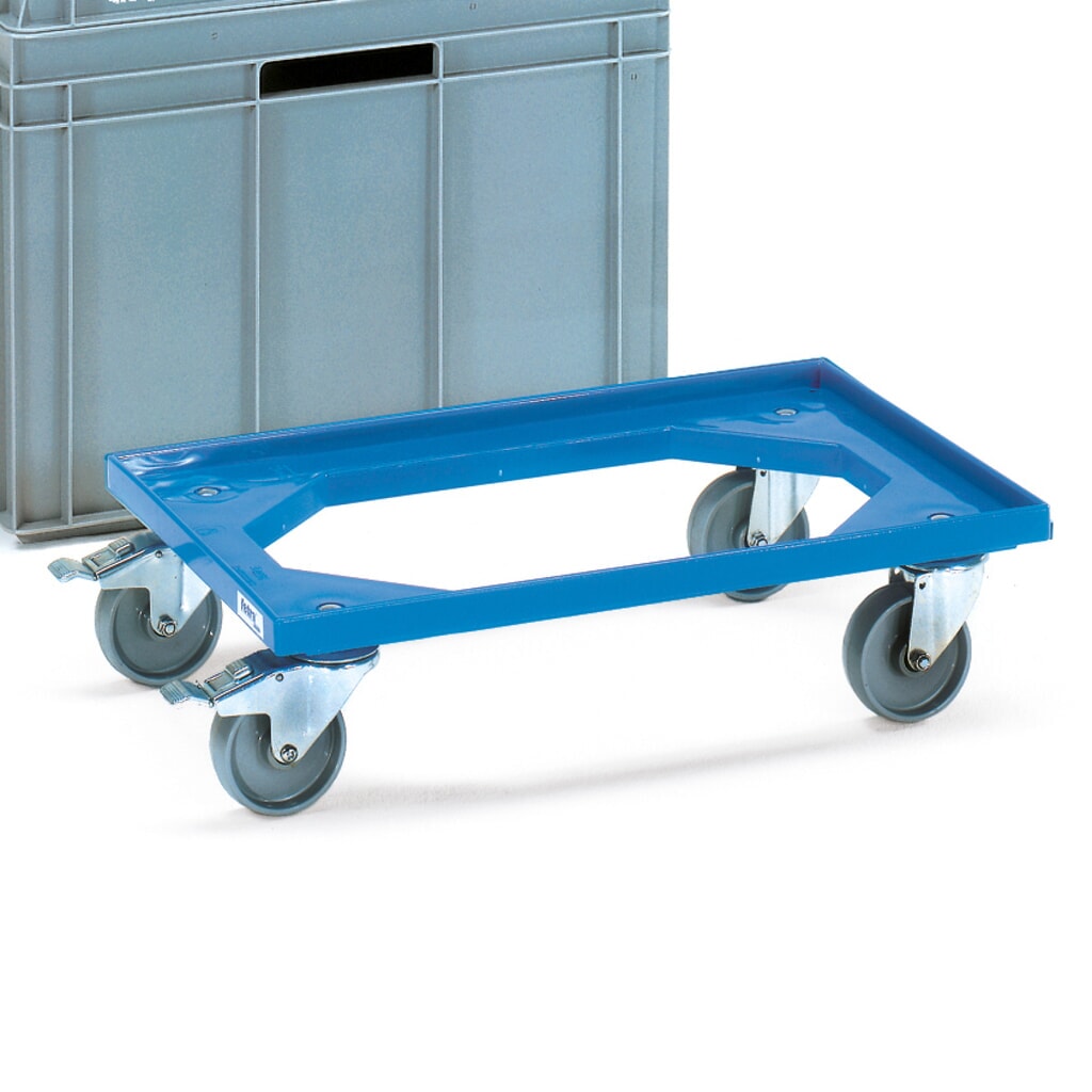 Obrázok výrobku: Eurobox valec fetra® vyrobený z plastu, nosnosť 250 kg, Š x H 610 x 410 mm