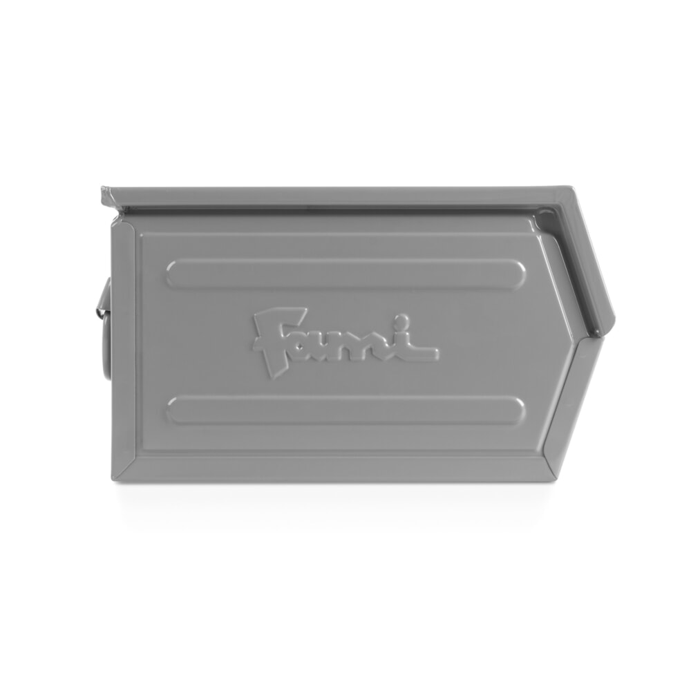 Číslo obrázka výrobku 2: Fami box na prehľadné skladovanie, v × š × h 200 × 200 × 350 mm, oceľový plech, sivá, 8 ks/balenie