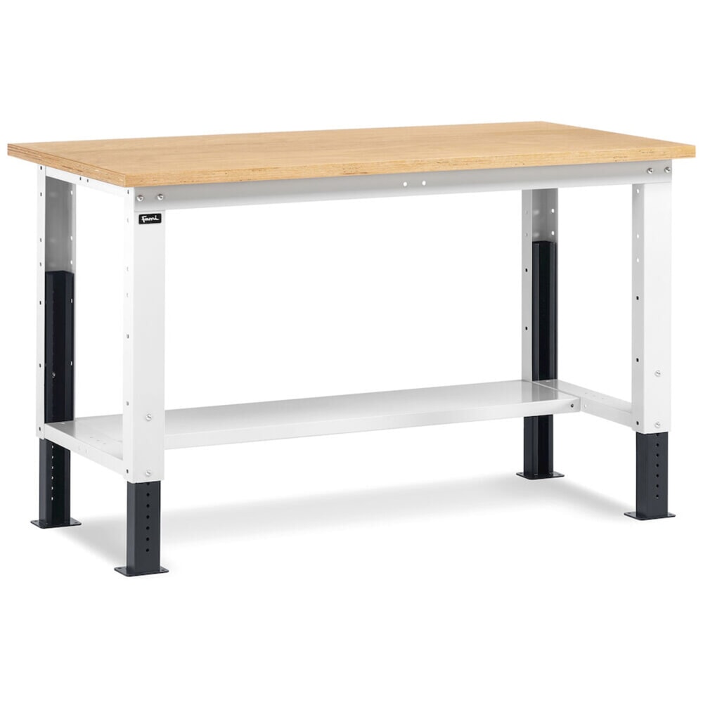 Číslo obrázka výrobku 2: Fami pracovný stôl, výškovo nastaviteľný, nosnosť 1 000 kg, V x Š x H 740-1,110 x 1 500 x 750 mm, RAL 7035 svetlošedá/RAL 7016 antracitové