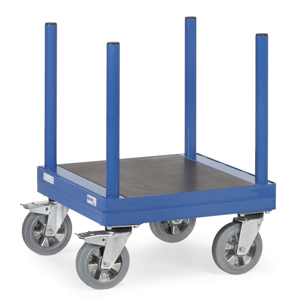 Obrázok výrobku: fetra® dlhý materiálový vozík, nosnosť 1 500 kg, nosnosť Š x H 510 x 510 mm