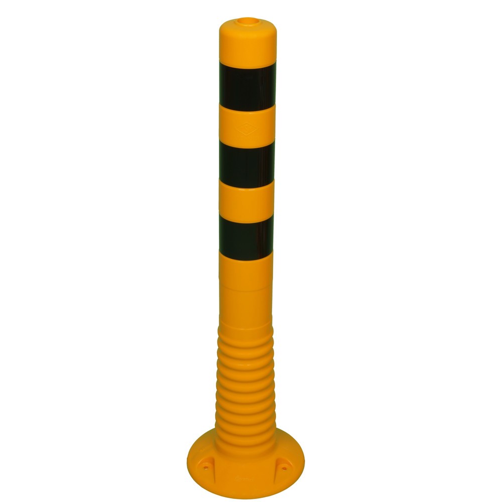 Číslo obrázka výrobku 1: Flexibilné uzatváracie stĺpiky, Ø 80 mm, výška 750 mm, čierny/žltý