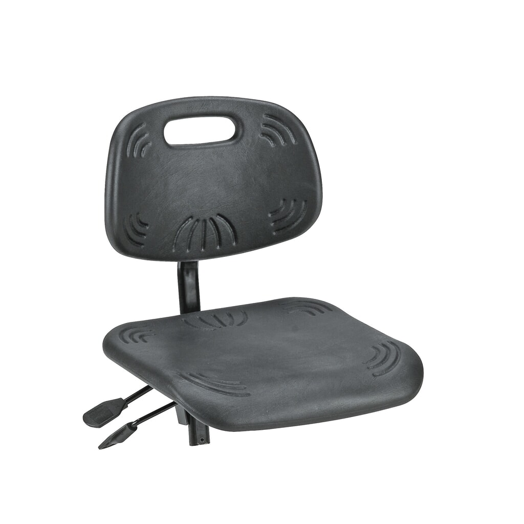 Číslo obrázka výrobku 2: Global Stole A/S Otočná stolička Classic, PU tvarované sedadlo, výška sedadla 480-610 mm, podlahové klzáky, plastová základňa