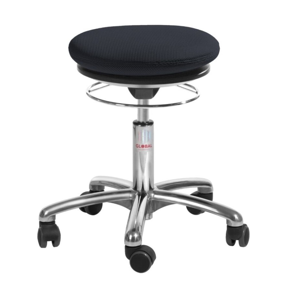 Číslo obrázka výrobku 1: Global Stole A/S Stolička Pilates, 3D tkanina, výška sedadla 450-580 mm, čierna