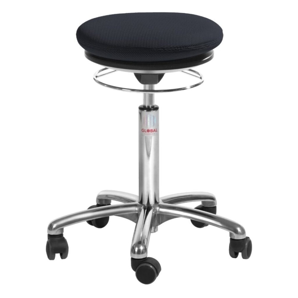 Global Stole A/S Stolička Pilates, 3D tkanina, výška sedadla 540-730 mm, čierna Obrázok výrobku: Global Stole A/S Stolička Pilates, 3D tkanina, výška sedadla 540-730 mm, čierna