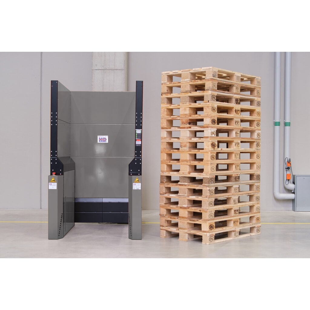 Hagenauer+Denk paletový zásobník PalServer Universal, 15 paliet, ŠxD 800 x 1200 mm, nehrdzavejúca oceľ Obrázok výrobku: Hagenauer+Denk paletový zásobník PalServer Universal, 15 paliet, ŠxD 800 x 1200 mm, nehrdzavejúca oceľ