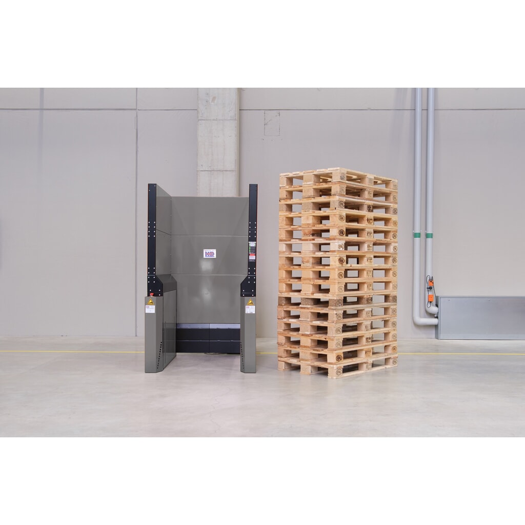Číslo obrázka výrobku 4: Hagenauer+Denk paletový zásobník PalServer Universal, 15 paliet, ŠxD 800 x 1200 mm, nehrdzavejúca oceľ