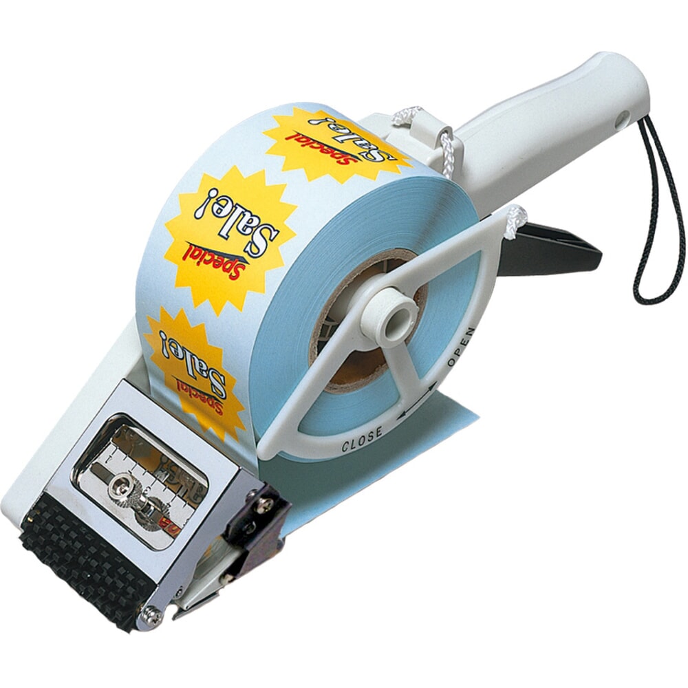 Obrázok výrobku: Ručný dávkovač etikiet TO 60 APF – pre stredne veľké okrúhle štítky (šírka 25–60 mm), výška štítka 20–60 mm