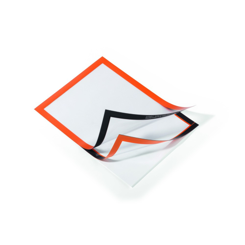 Číslo obrázka výrobku 6: Informačný rám DURABLE DURAFRAME®, samolepiaci, DIN A4, oranžový