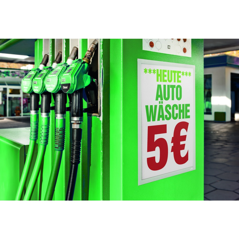 Číslo obrázka výrobku 10: Informačný rám DURABLE DURAFRAME®, samolepiaci, DIN A3, metalický strieborný