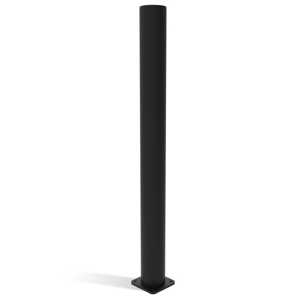 Číslo obrázka výrobku 4: Jednoduchý stĺpik pre bezpečnostné koľajnice „Delta“, Ø 110 mm, výška 1,20 m