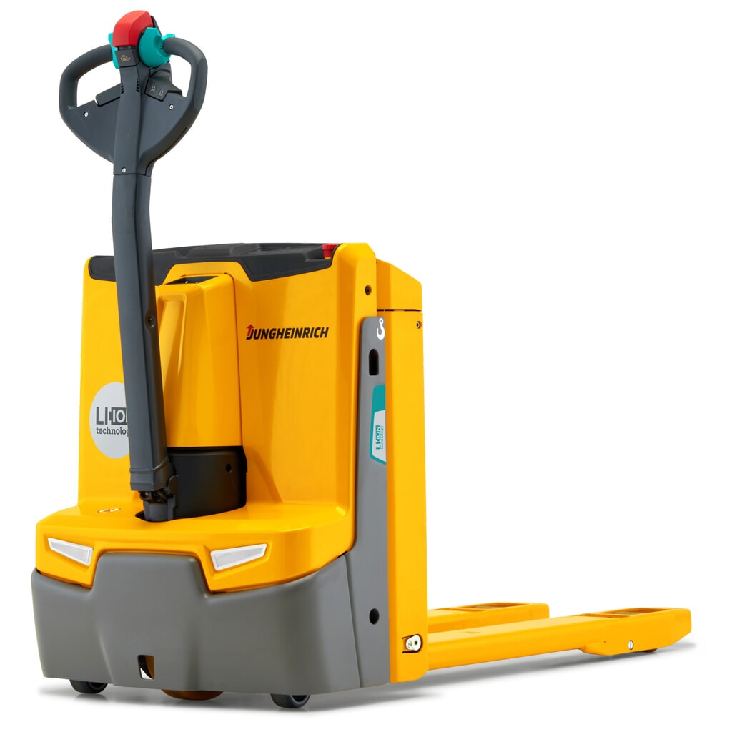 Elektrický paletový vozík Jungheinrich EJE 116i, nosnosť 1 600 kg, dĺžka vidlíc 1 150 mm Obrázok výrobku: Elektrický paletový vozík Jungheinrich EJE 116i, nosnosť 1 600 kg, dĺžka vidlíc 1 150 mm