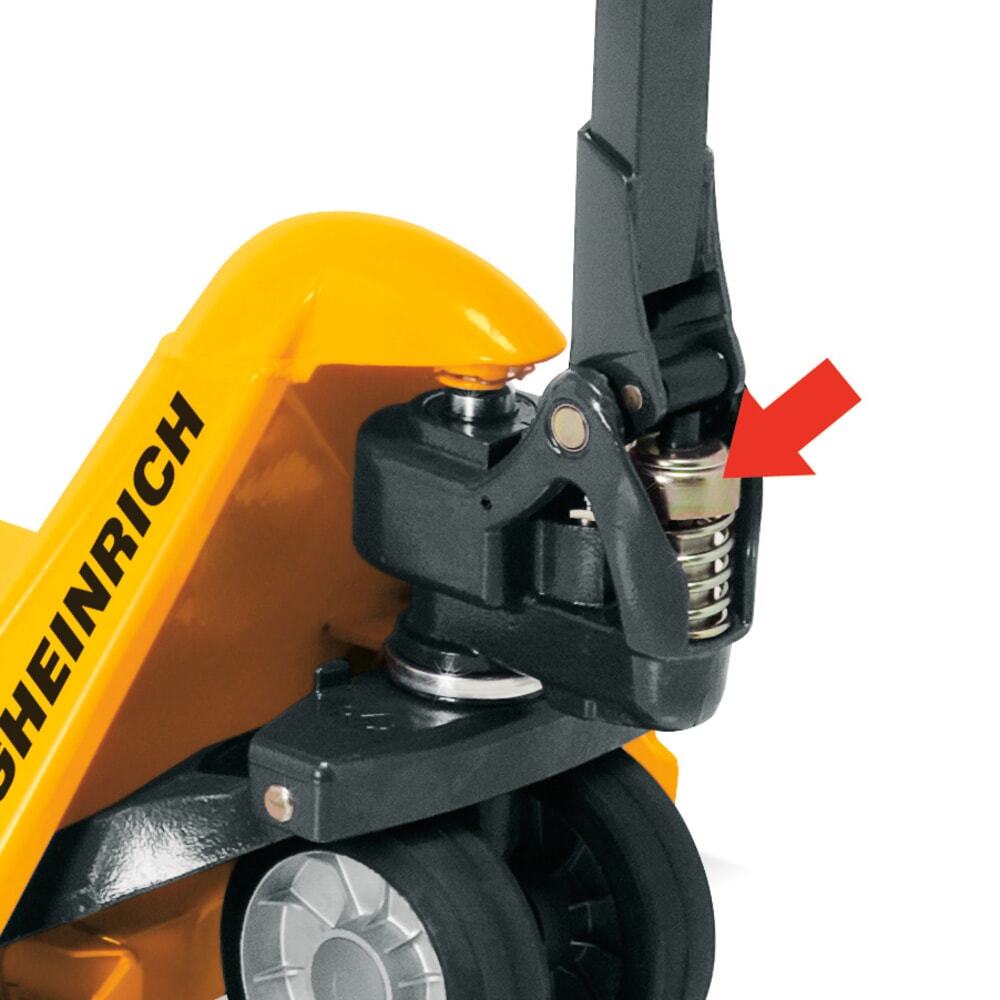 Číslo obrázka výrobku 3: Ručný paletový vozík Jungheinrich AM 22 s rýchlym zdvihom, nosnosťou 2 200 kg, dĺžkou vidlíc 950 mm, nylon