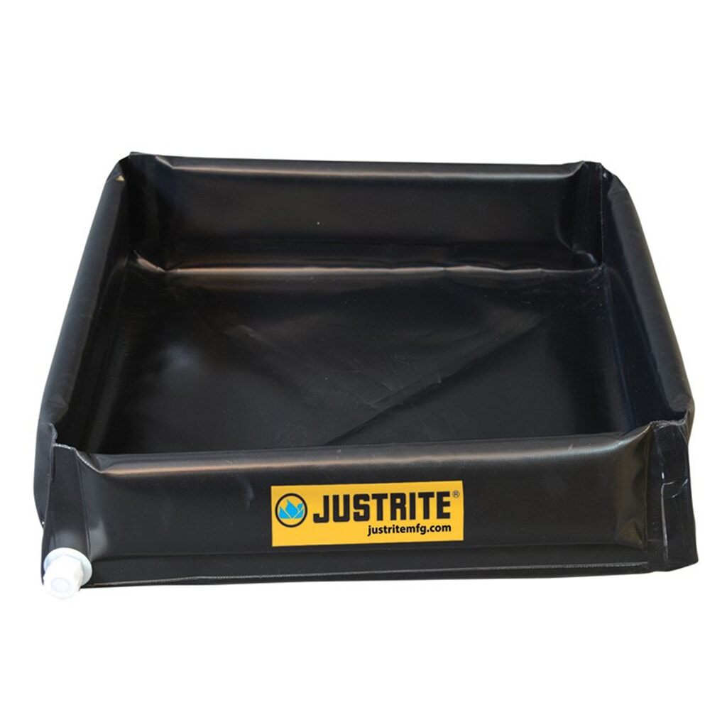 Justrite® mini záchytná vaňa z PVC, kapacita 114 l Obrázok výrobku: Justrite® mini záchytná vaňa z PVC, kapacita 114 l