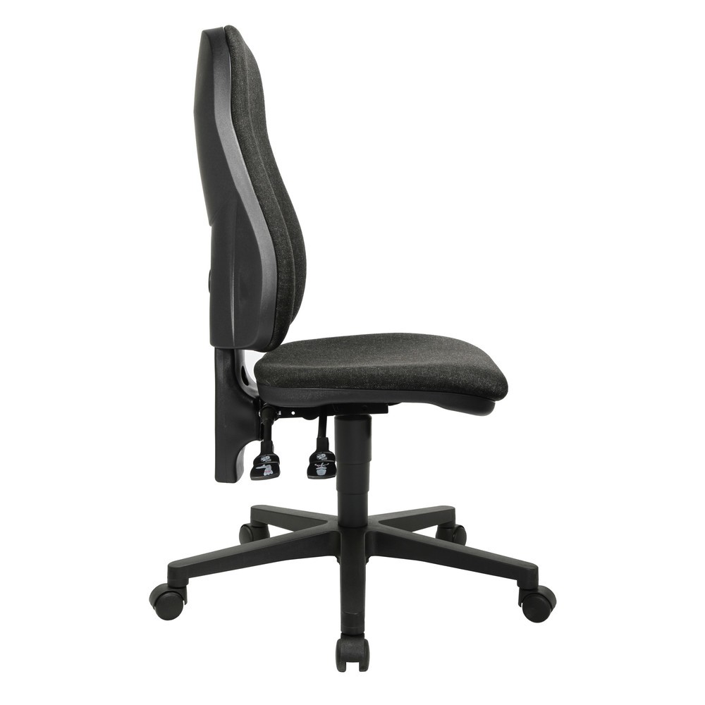 Číslo obrázka výrobku 4: Kancelárska otočná stolička Topstar® Point 60, sedák s vybraním, antracitová sivá