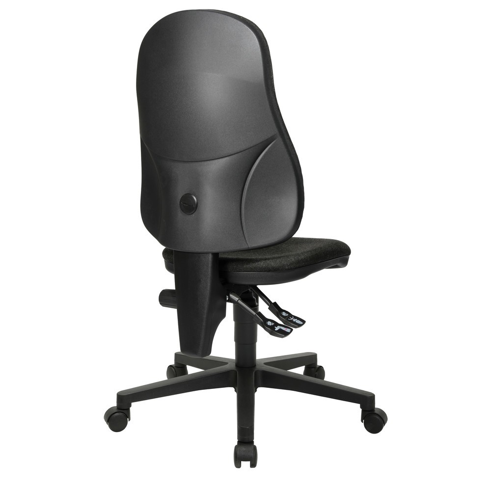 Číslo obrázka výrobku 5: Kancelárska otočná stolička Topstar® Point 60, sedák s vybraním, antracitová sivá