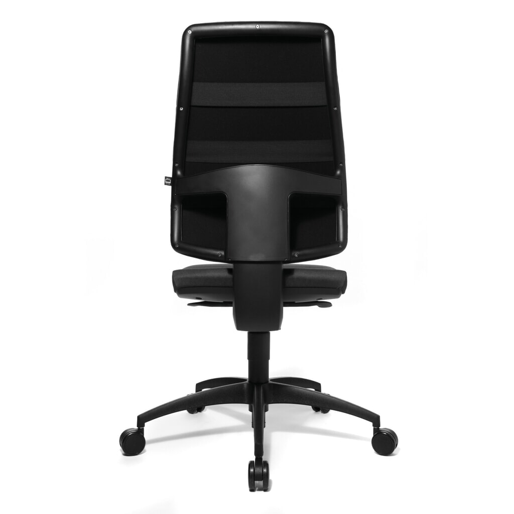 Otočná kancelárska stolička Topstar® Syncro, čalúnené operadlo, ergonomické sedadlo s ochranou platničiek, antracitová Číslo obrázka výrobku 4: Otočná kancelárska stolička Topstar® Syncro, čalúnené operadlo, ergonomické sedadlo s ochranou platničiek, antracitová