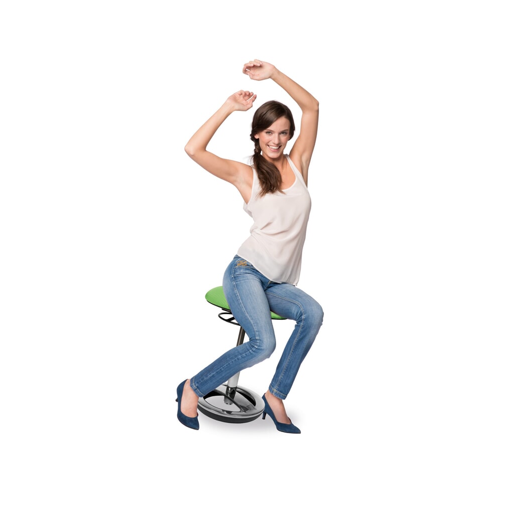 Topstar® ergonomická stolička Sitness®, výška sedadla 44 – 57 cm, čierna Číslo obrázka výrobku 3: Topstar® ergonomická stolička Sitness®, výška sedadla 44 – 57 cm, čierna