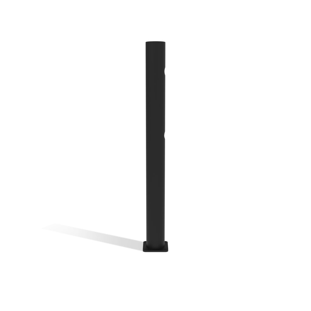 Koncový stĺpik s výkyvnými dverami dancop pre bezpečnostné zábradlie „Delta“, Ø 110 mm, výška 1200 mm, 90°, ľavý Číslo obrázka výrobku 7: Koncový stĺpik s výkyvnými dverami dancop pre bezpečnostné zábradlie „Delta“, Ø 110 mm, výška 1200 mm, 90°, ľavý