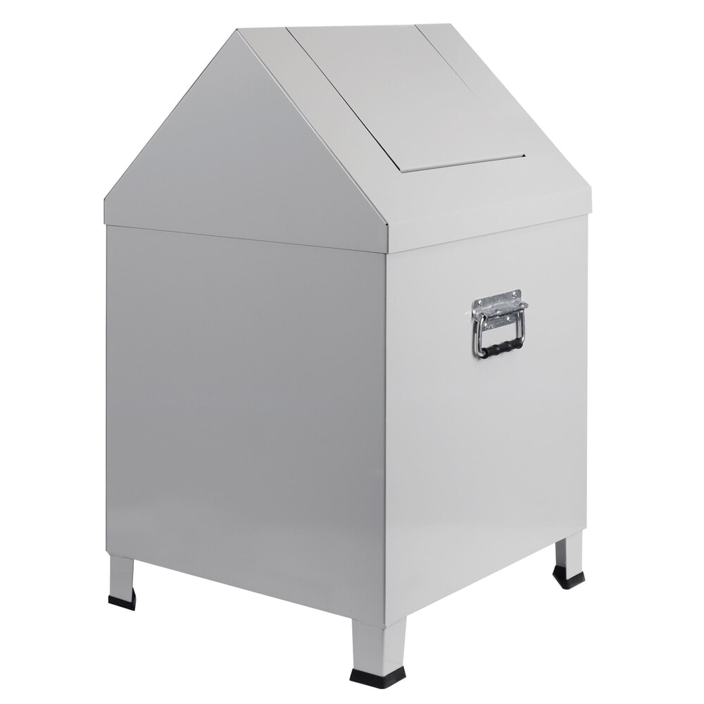 Číslo obrázka výrobku 2: Kontajner na textilný odpad, VV x Š x H 680 x 400 x 400 mm, svetlošedá
