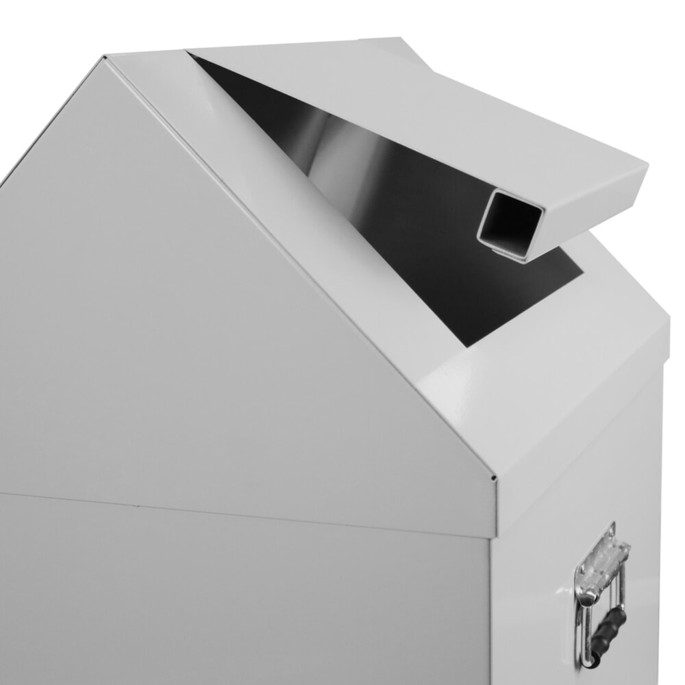 Číslo obrázka výrobku 6: Kontajner na textilný odpad, VV x Š x H 680 x 400 x 400 mm, svetlošedá